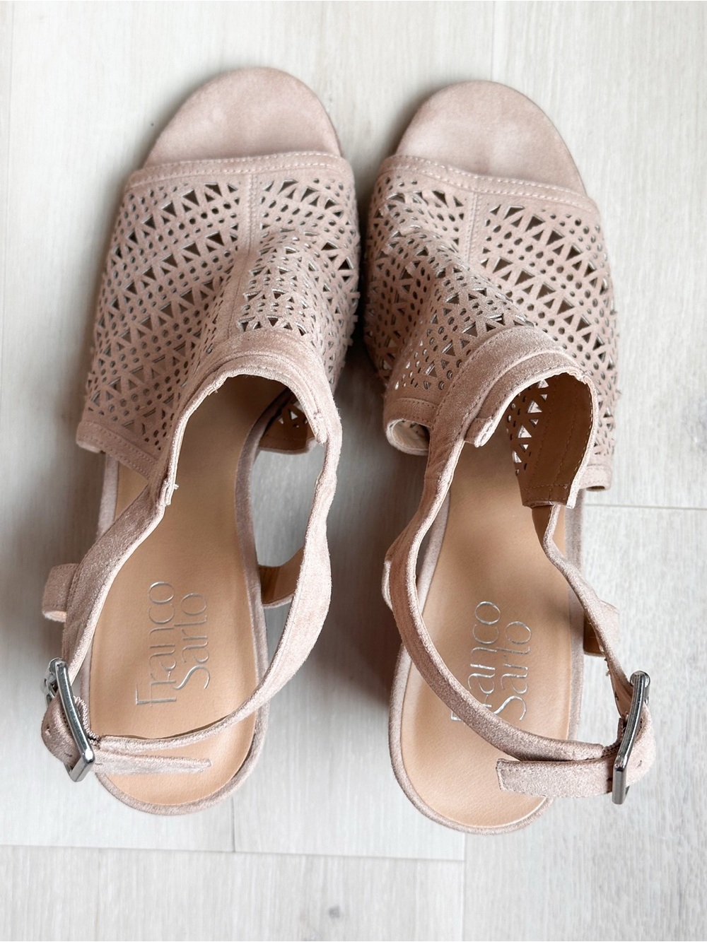 Franco Sarto Makala Women’s Tan Slingback Neutral Sandals - Size 11